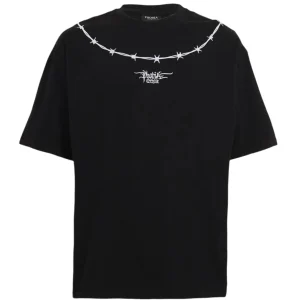 T-shirt PHOBIA filo spinato nera