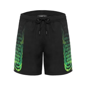 Costume boxer PROPAGANDA swimtrunk flames nero