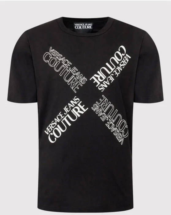 T-shirt VERSACE JEANS COUTURE nera - immagine 5