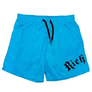 Costume JOHN RICHMOND swimboxer stampa logo gothic turchese