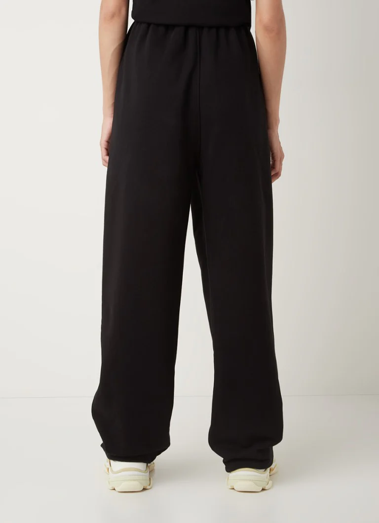 Pantalone unisex BALENCIAGA logo ricamato Political Campaign jogger Nero - immagine 4