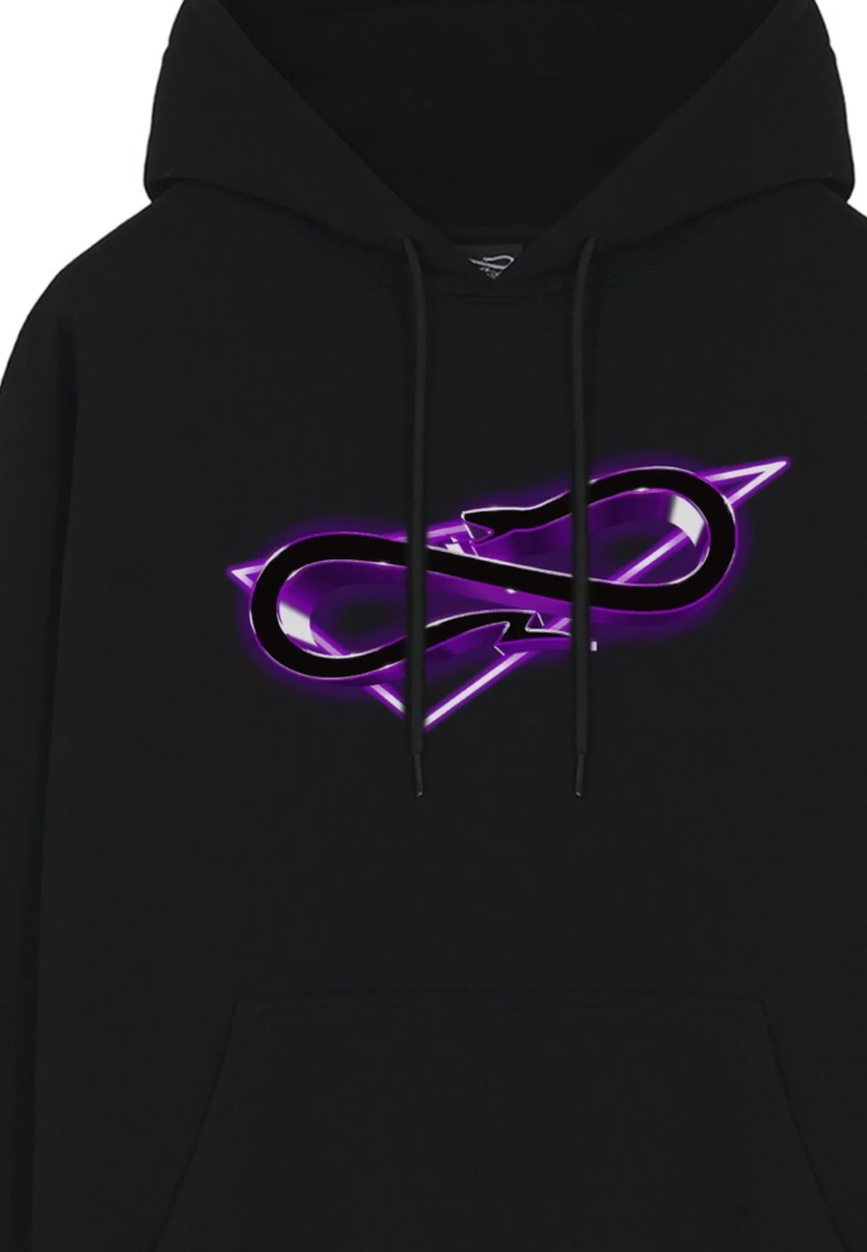 Felpa PROPAGANDA cappuccio logo vice nera - immagine 4