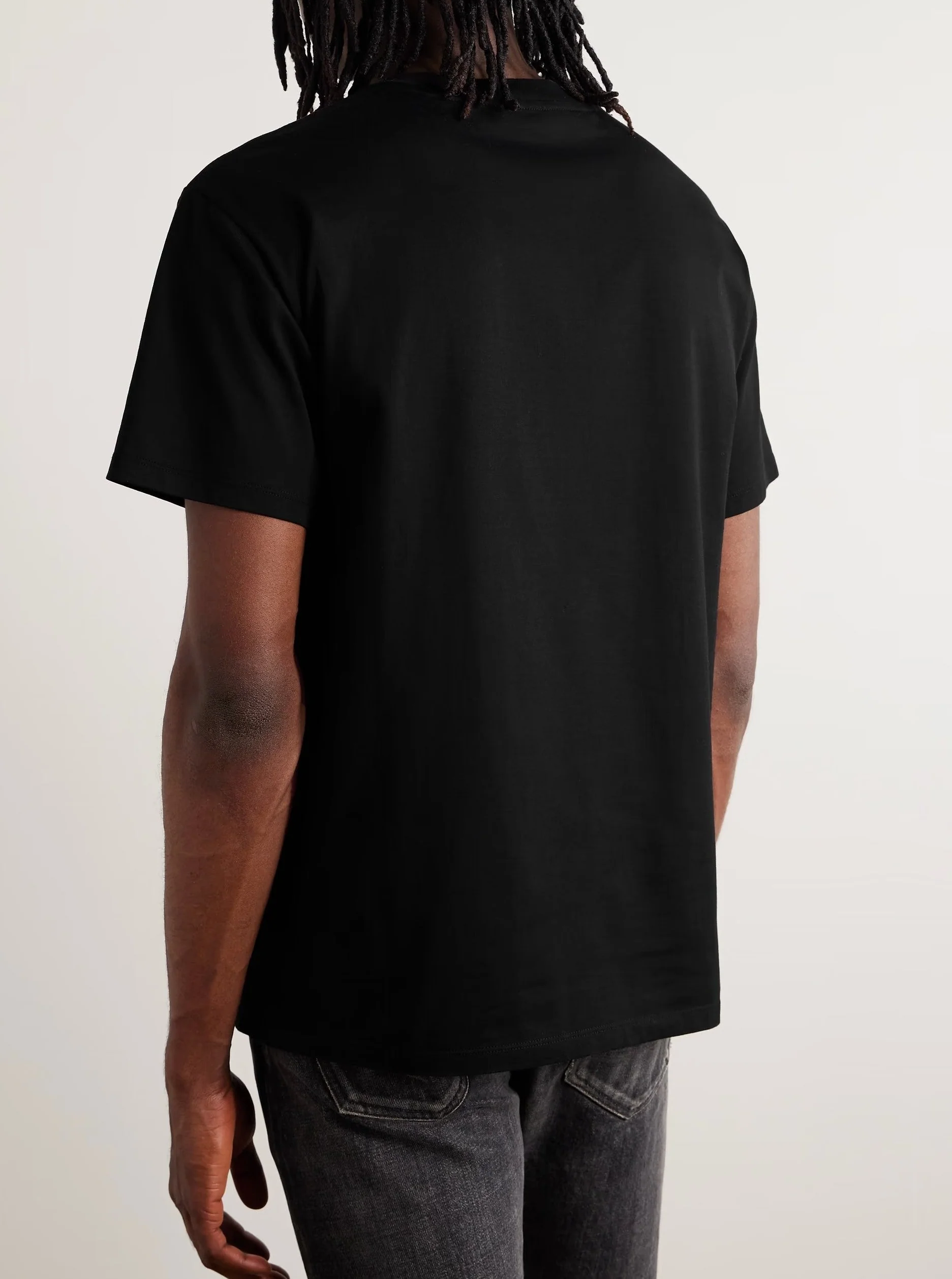 T-shirt CELINE stampa ziggy lucida nera - immagine 3