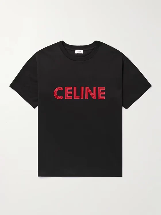 T-shirt CELINE stampa ziggy lucida nera - immagine 4