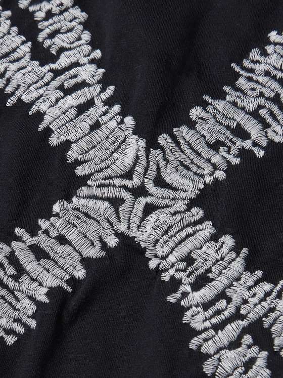 T-shirt OFF-WHITE con ricamo Arrow Tattoo Skate oversize nera - immagine 6