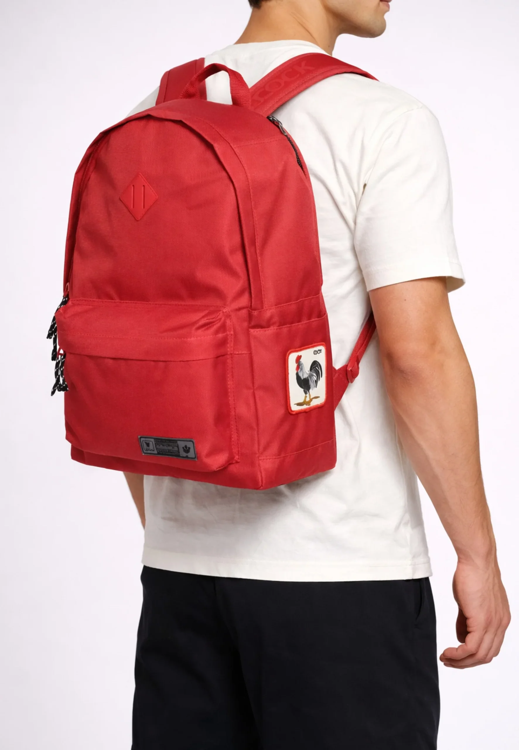 Zaino GOORIN BROS Cock Cooped Up Backpack rosso